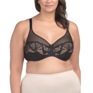 CHANTELLE Black Full Figure Orangerie Dream Full Coverage Bra